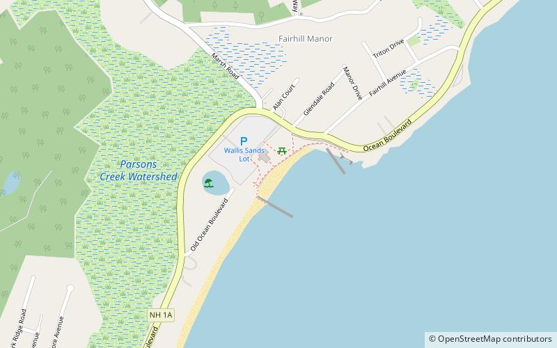 Wallis Sands State Beach location map