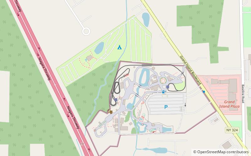 Silver Comet Roller Coaster location map