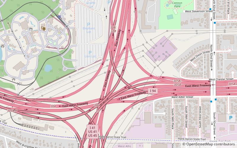 Zoo Interchange location map