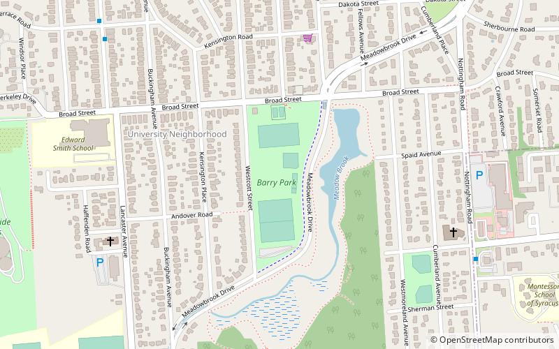 barry park syracuse location map