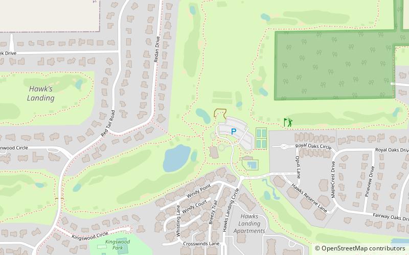 Hawks Landing Golf Club location map