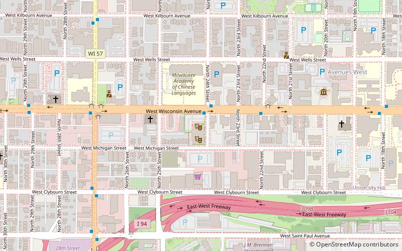 The Rave/Eagles Club location map