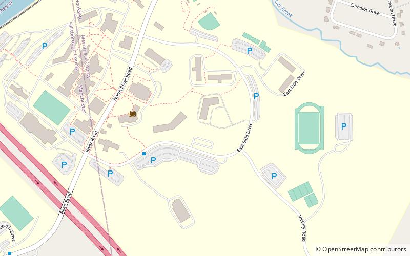 Université du sud du New Hampshire location map