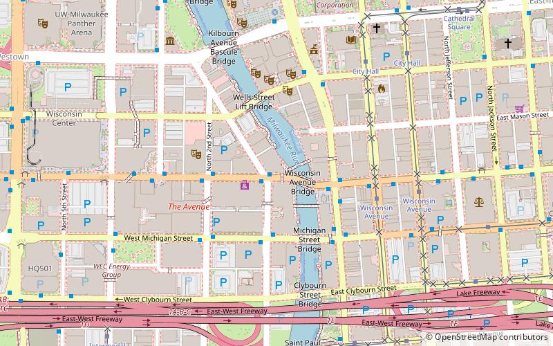 Riverside Theater location map