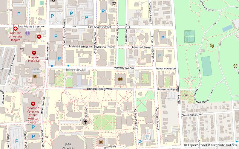 ranke library syracuse location map