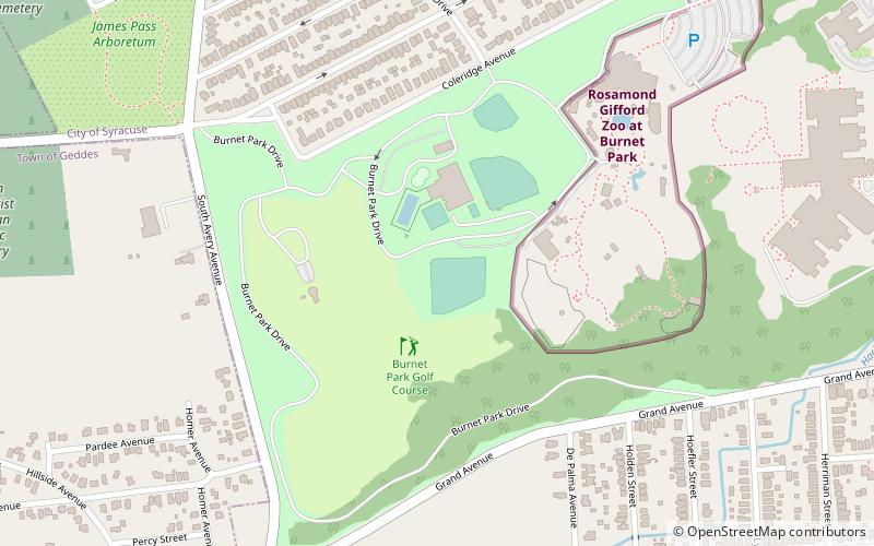 Burnet Park location map