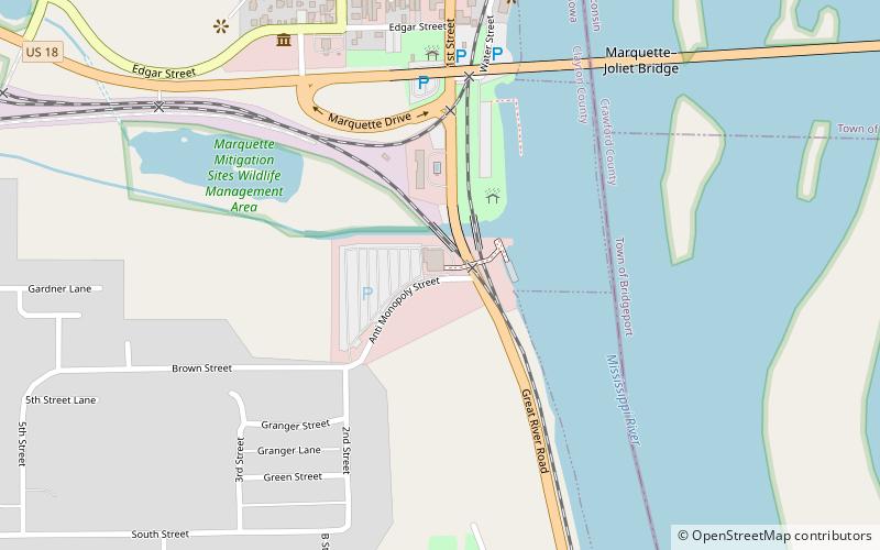 casino queen marquette location map