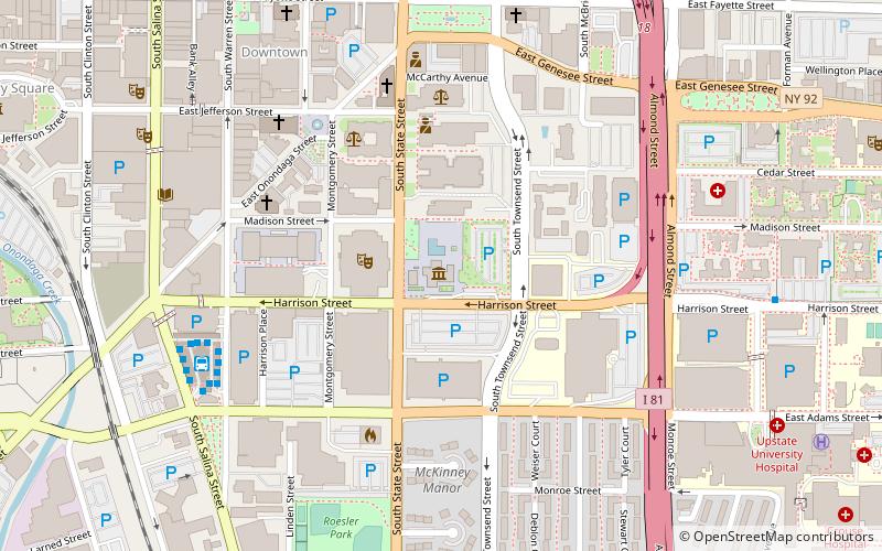 Everson Museum of Art location map