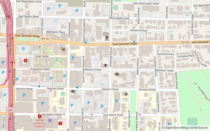 Grace Episcopal Church location map