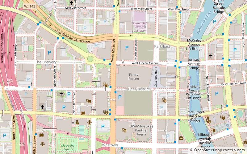 Wisconsin Entertainment and Sports Center location map