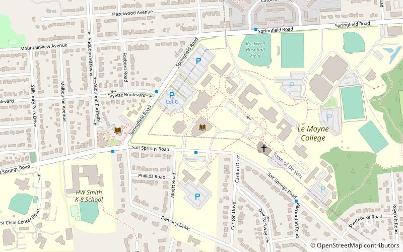 Le Moyne College - Noreen Reale Falcone Library location map