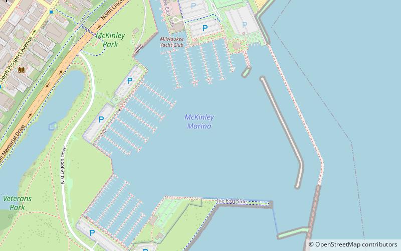 mckinley marina milwaukee location map