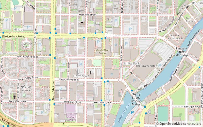 Golda Meir School location map