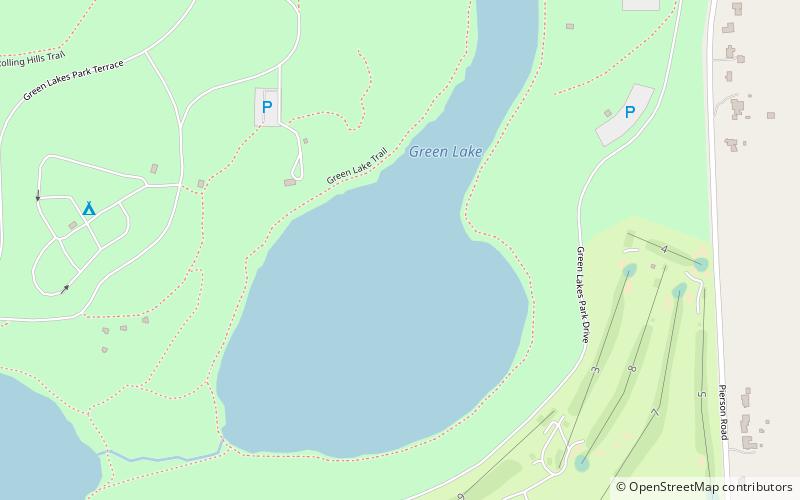 Green Lake location map