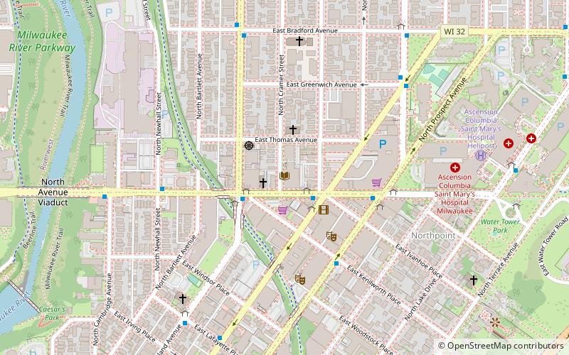 Milwaukee Public Library location map