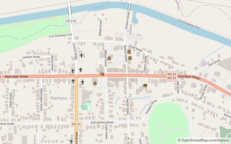 Book of Mormon Historic Publication Site location map