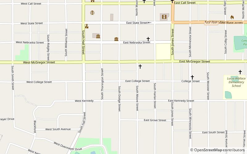 William C. and Hertha Dau House location map