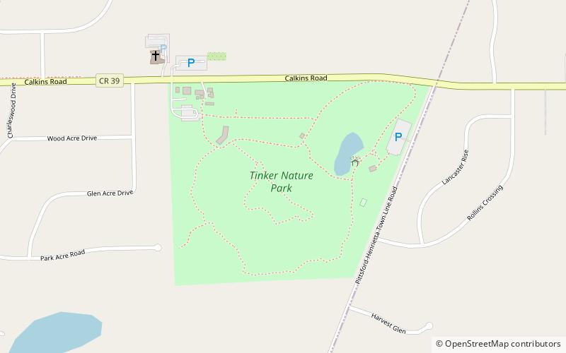Tinker Nature Park location map