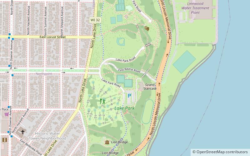 Lake Park location map