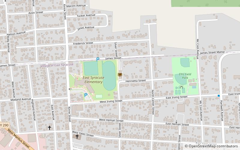 East Syracuse Free Library location map