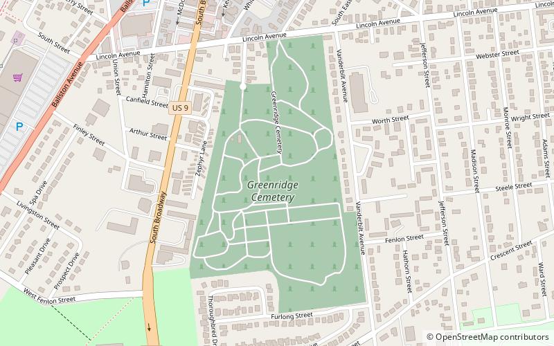 Greenridge Cemetery location map