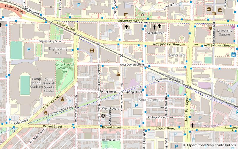 UW Geology Museum location map