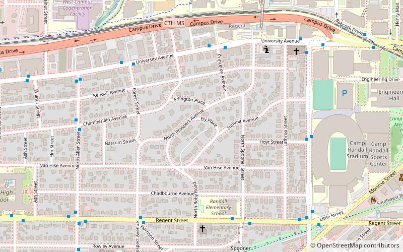 Eugene A. Gilmore House location map