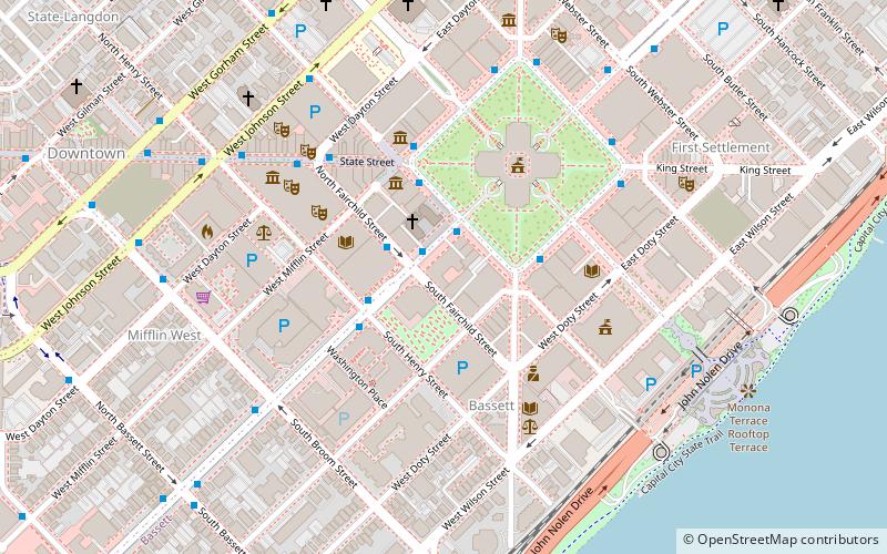 Hotel Loraine location map