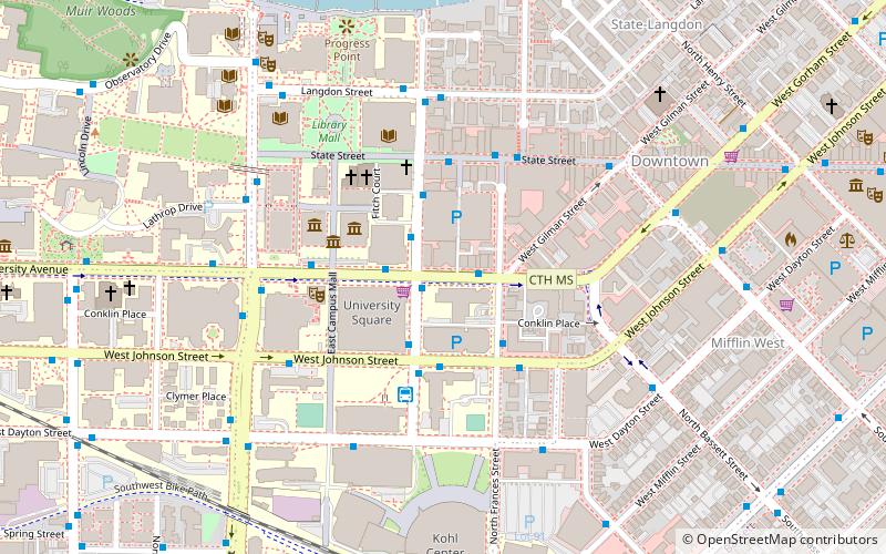 Langdon Street Historic District location map