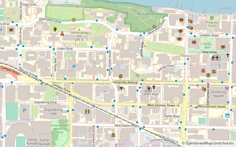 L. R. Ingersoll Physics Museum location map