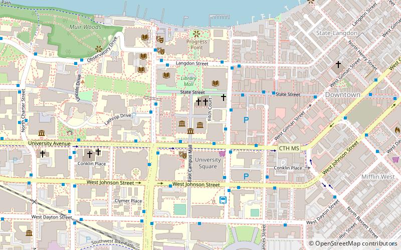 Chazen Museum of Art location map