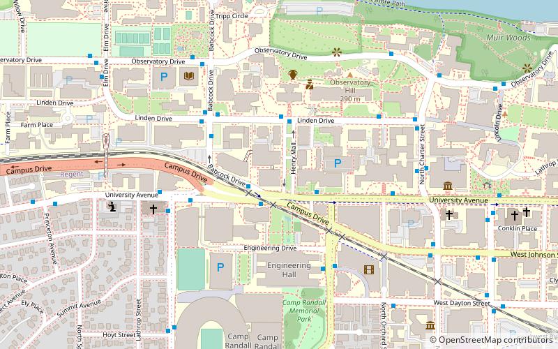 DeLuca Biochemistry Building location map