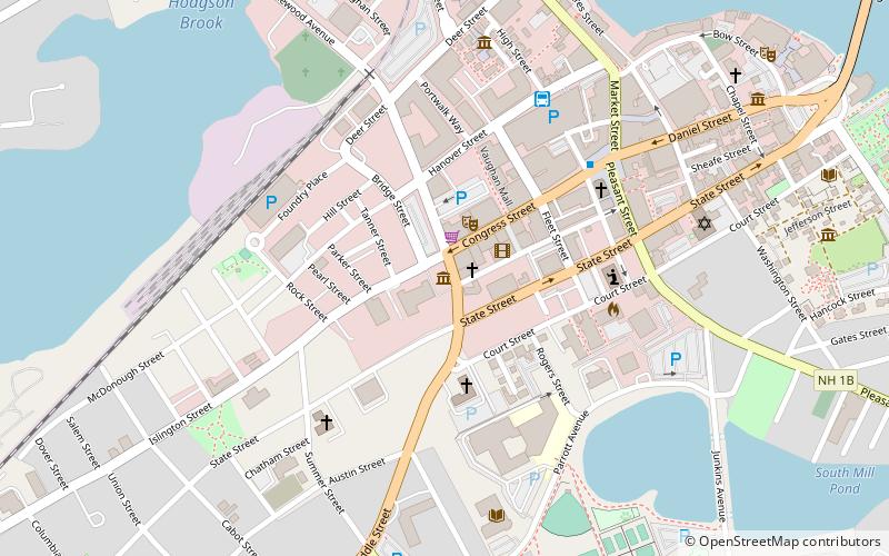 Discover Portsmouth location map