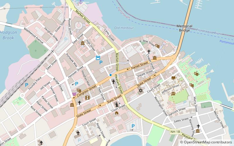 Portsmouth Athenæum location map