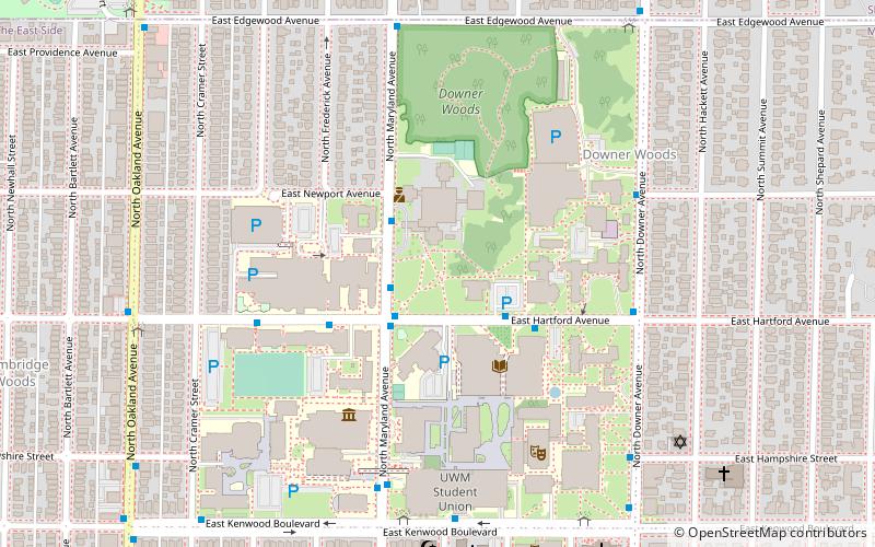 Sandburg Halls location map