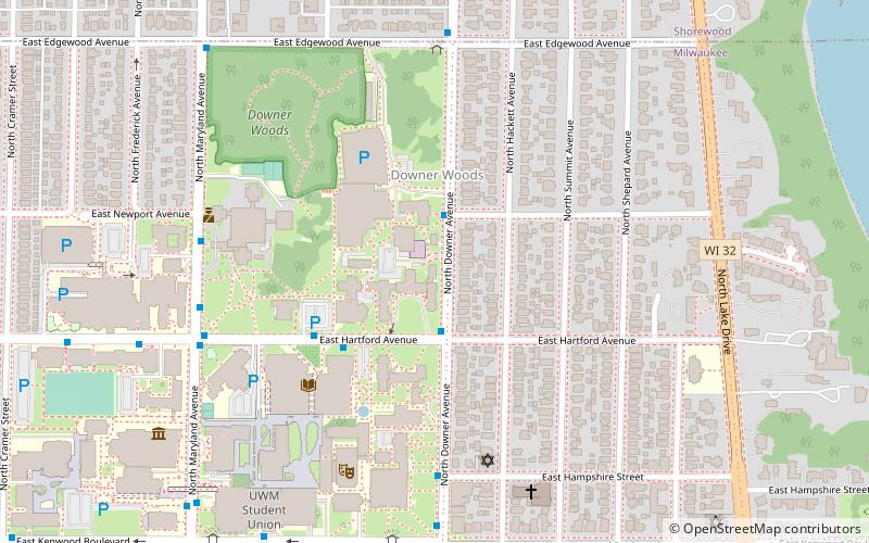 Greene Hall location map