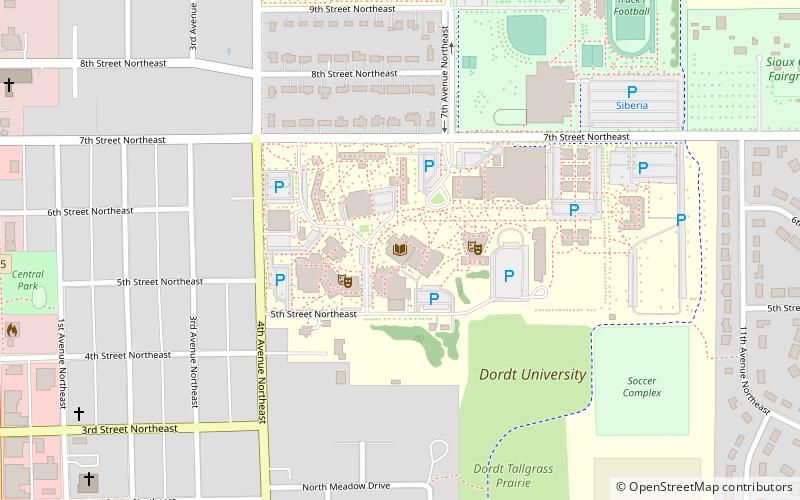 John and Louise Hulst Library location map