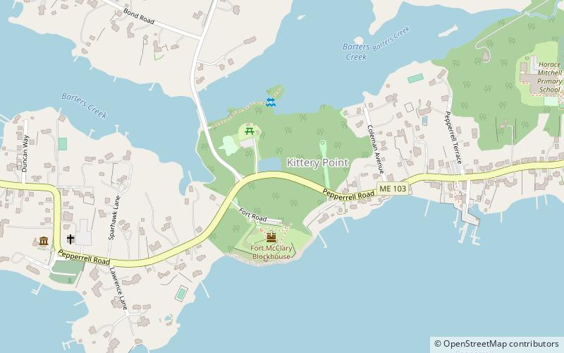 Fort McClary State Park location map