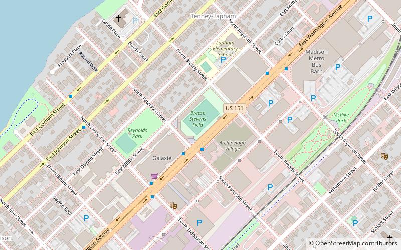 Breese Stevens Field location map