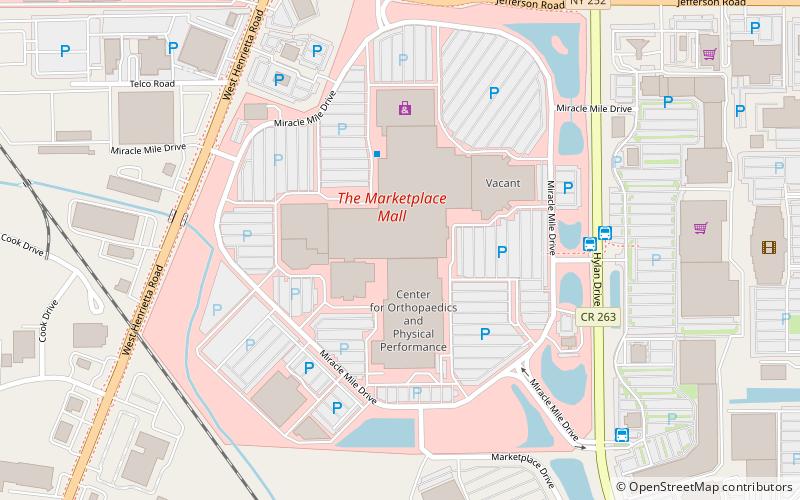 The Marketplace Mall location map