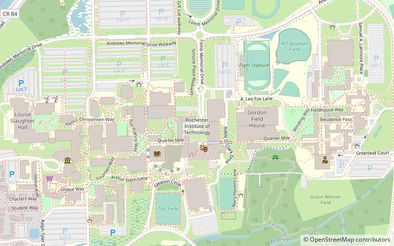 University Gallery at RIT location map