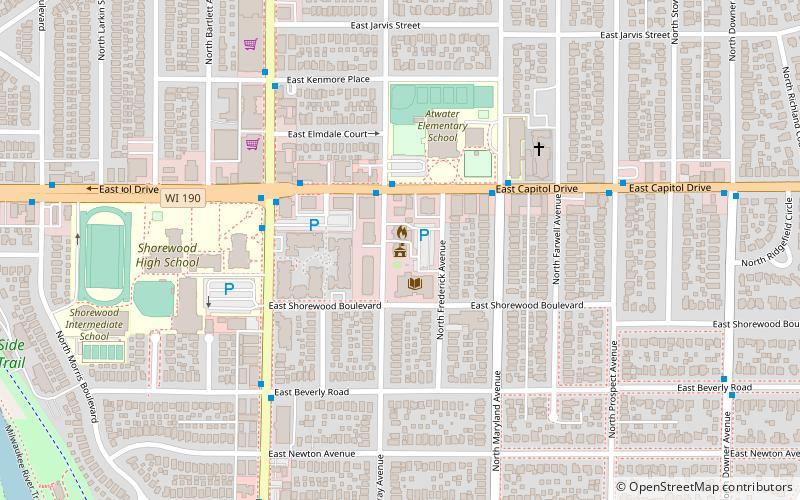 Shorewood Village Hall location map