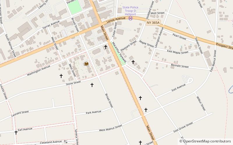 Farnam Mansion location map