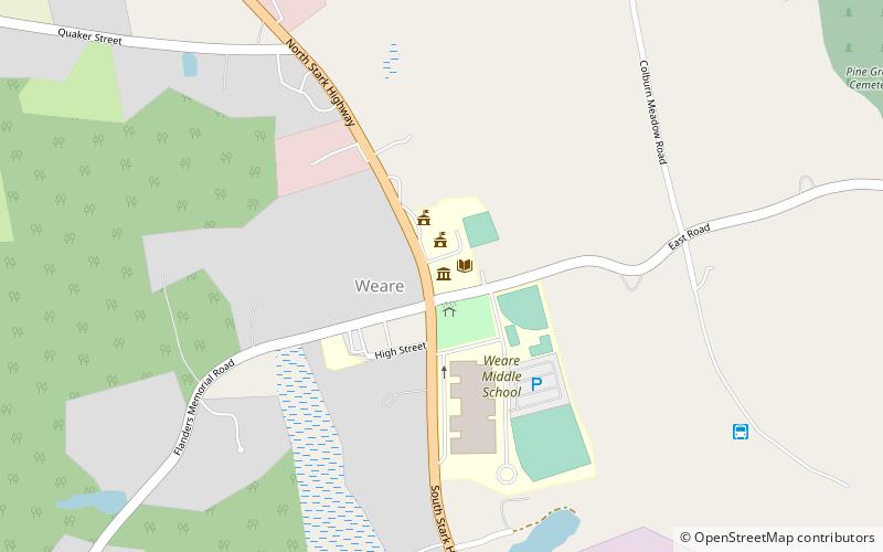 Weare Town House location map
