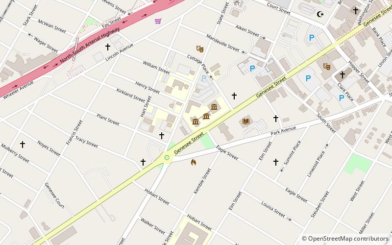 Munson-Williams-Proctor Arts Institute location map