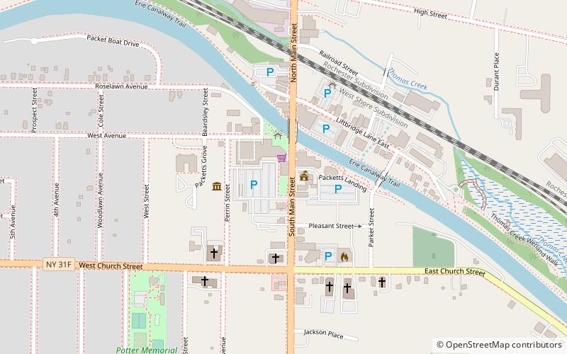 First Baptist Church of Fairport location map