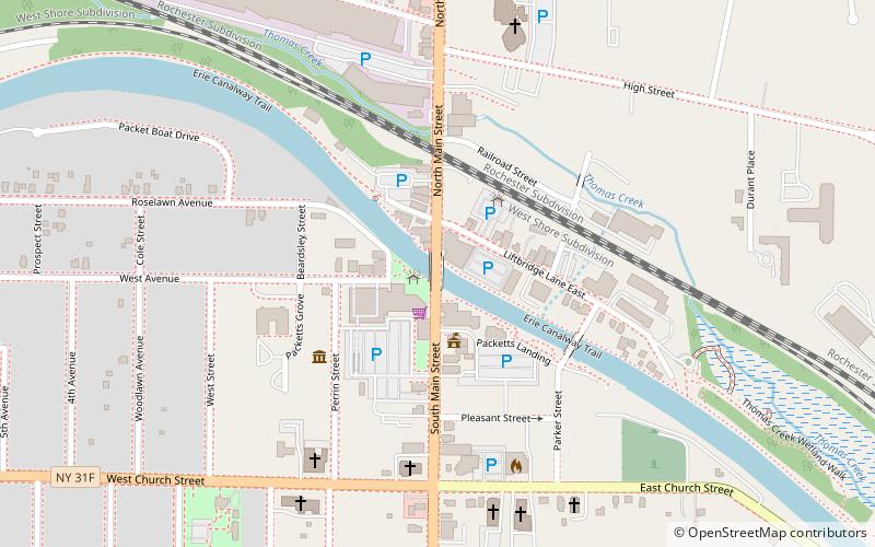 Fairport Lift Bridge location map