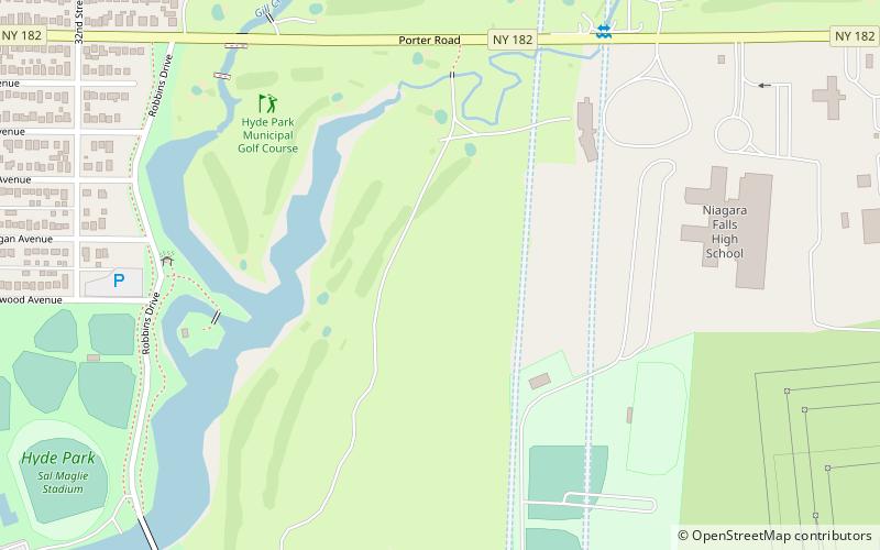 Hyde Park Golf Club location map