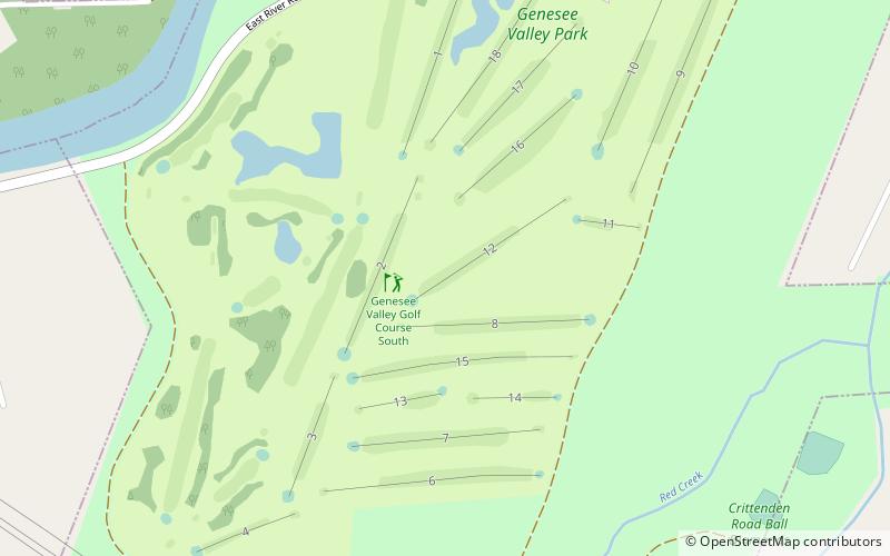 Genesee Valley Park location map