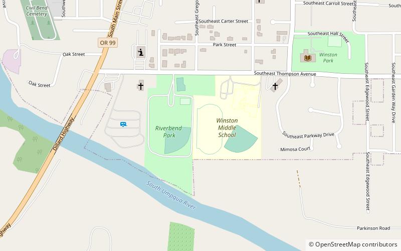 riverbend park winston location map